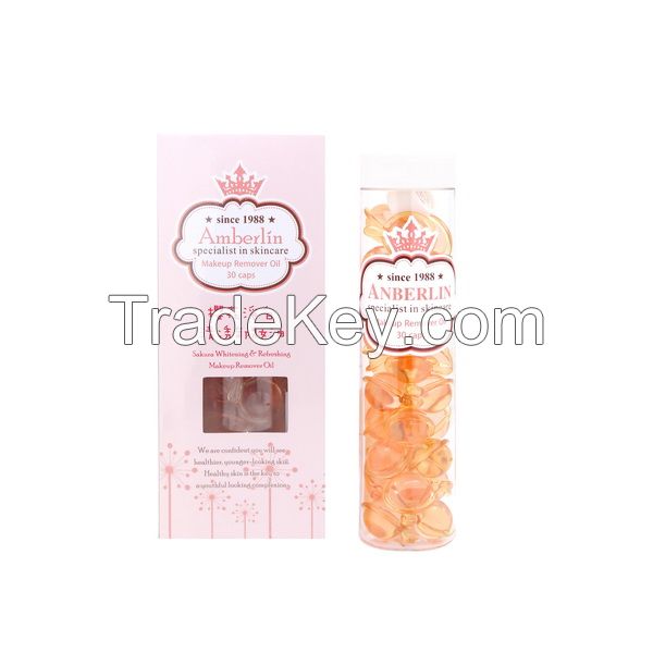 Cherry blossoms makeup remover capsule