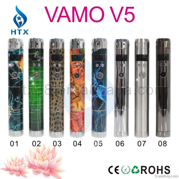 2014 hot selling electronic  cigarette mod ecigs  Vamo v5 kit