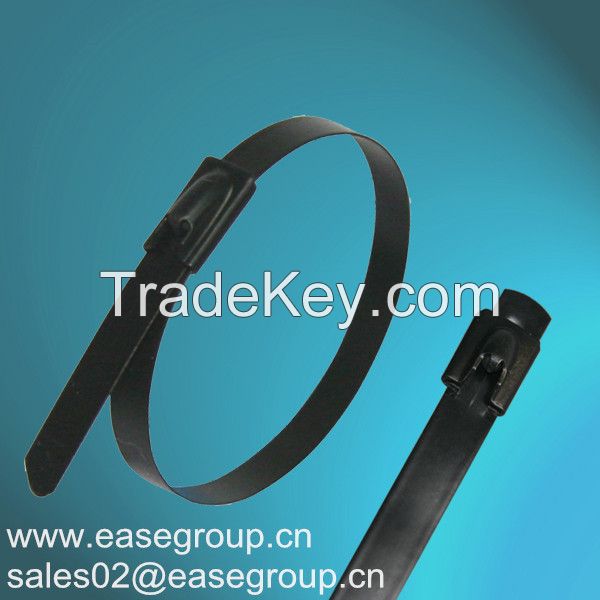 Chinese Manufacture Epoxy Coated Stainless Steel Cable Ties with UL