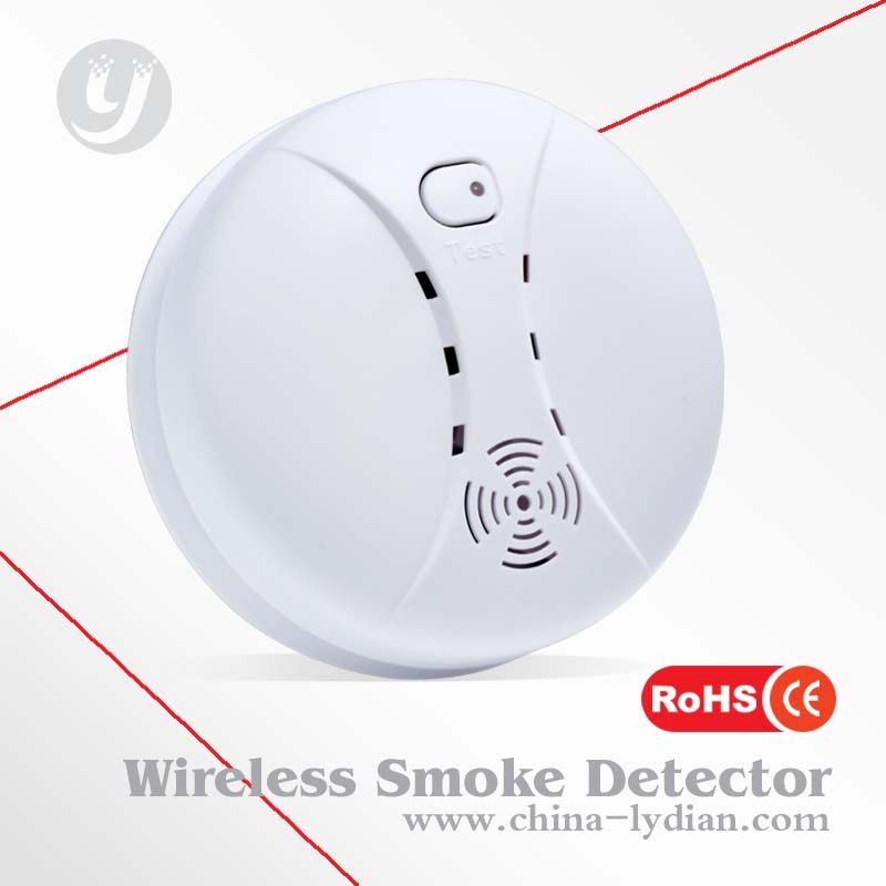 Wireless smoke detector 433MHZ 868MHZ frenquency LYD-608W