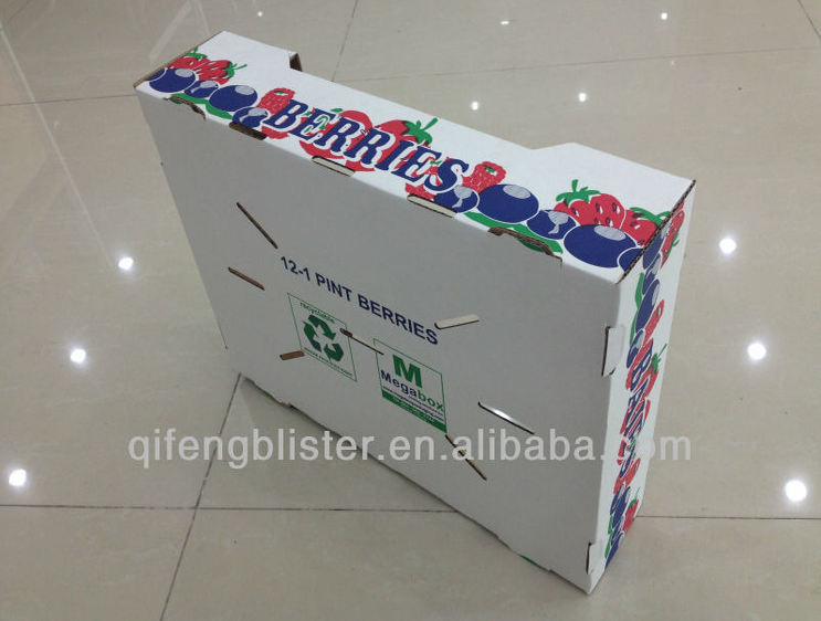 custom vegetable fruit tomato packing corrugated carton box/high quality and cheap price for farm packing