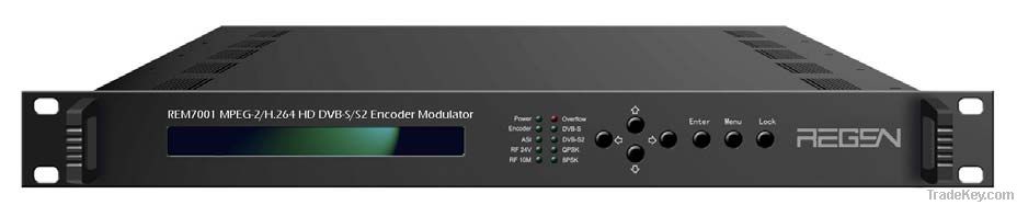 MPEG-2/H.264 HD DVB-S/S2 Encoder Modulator