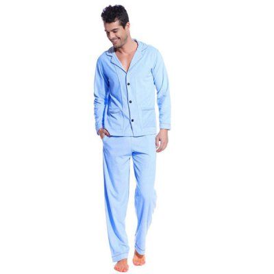 Azure Men's Pajama Sleepwear Set