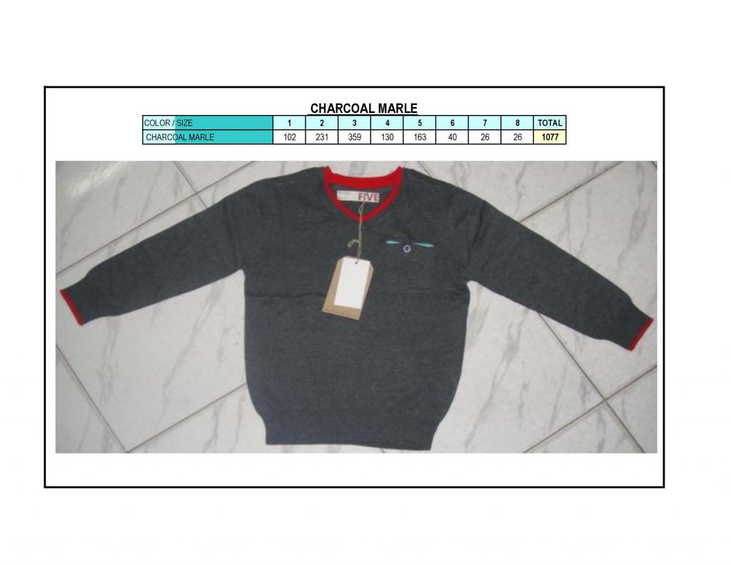 Round Neck Boys Pullover