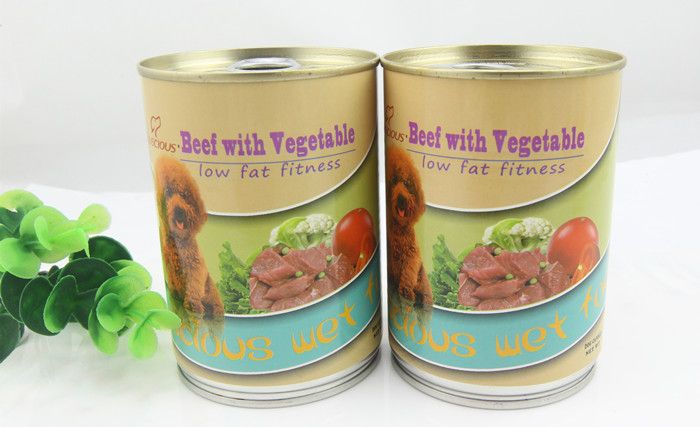 beef &amp; vegetable dog canned food pet food