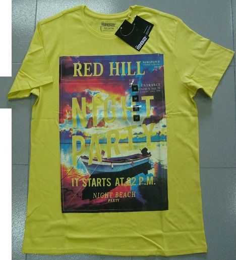 MEN  SHORT SLEEVE PRINTED T--SHIRT