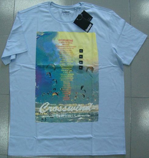 MEN  SHORT SLEEVE PRINTED T--SHIRT