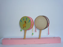 wooden toys-shake drum 07113