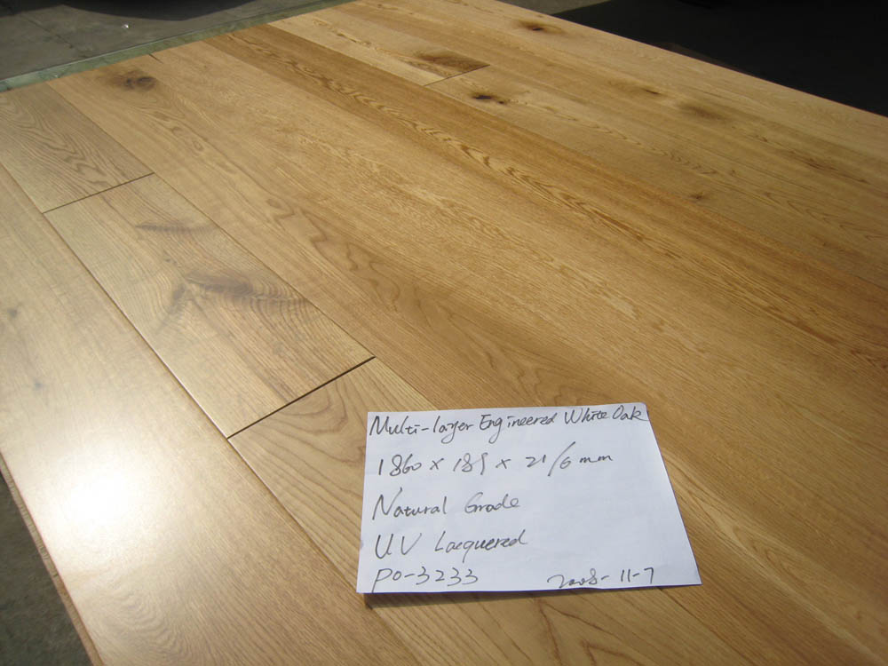 wite oak  flooring
