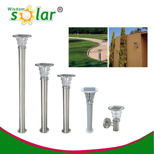 high quality solar led bollard light,outdoor solar lighting bollard 2014 New product