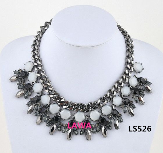 Fashion lady statement choker handmade necklace LSS26