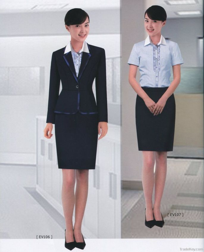 Professional women's suit, ladies dress suit, business suit of cul
