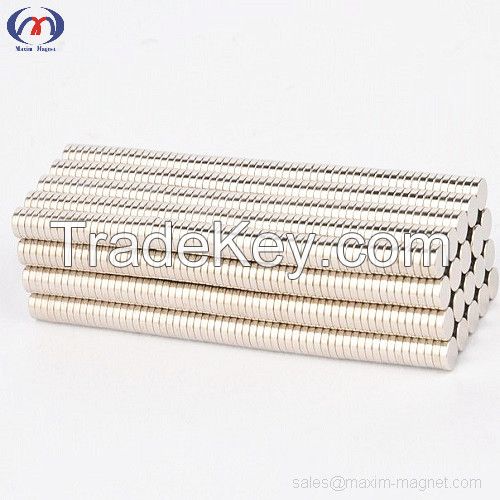 Neodymium disc magnets of super strong magnetic force