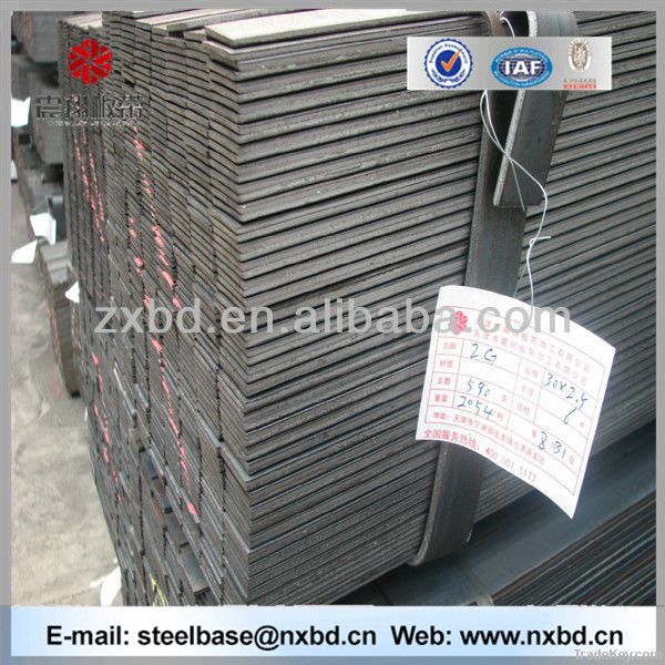 china high quality hot rolled black mild steel flat bar