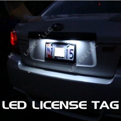 LED T10 5SMD WHITE LICENSE PLATE TAG LIGHT BULBS