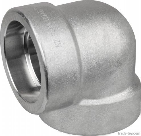 Socket Welding Stainless Steel Elbow, ANSI B16.9 OR DIN2605