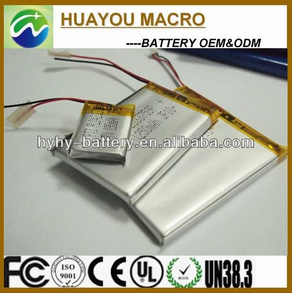 Ultrathin mobile power battery 4000 mah 606090 polymer lithium battery