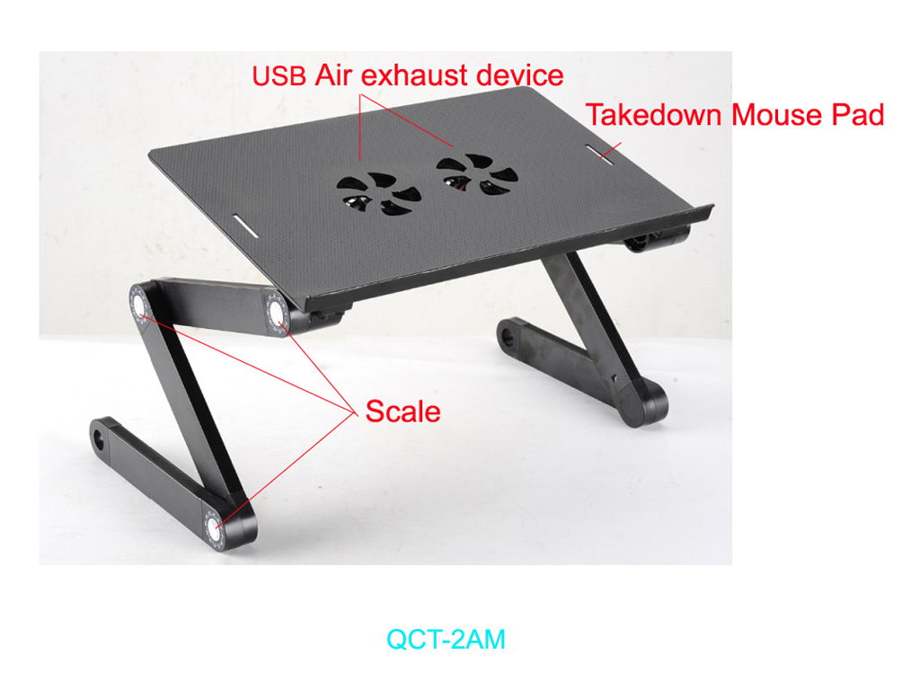 QCT-2AM    Foldable computer desk , computer table , Aluminium table