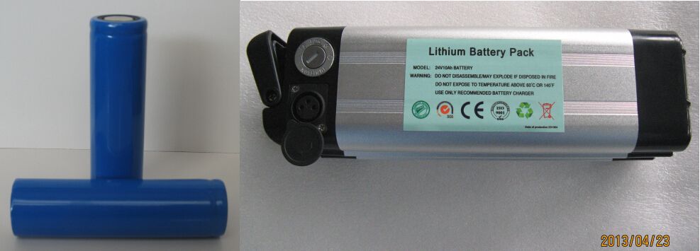 Lithium Battery Pack; 24V 10AH; Electric Bike/Car/Motor/Scooter Battery