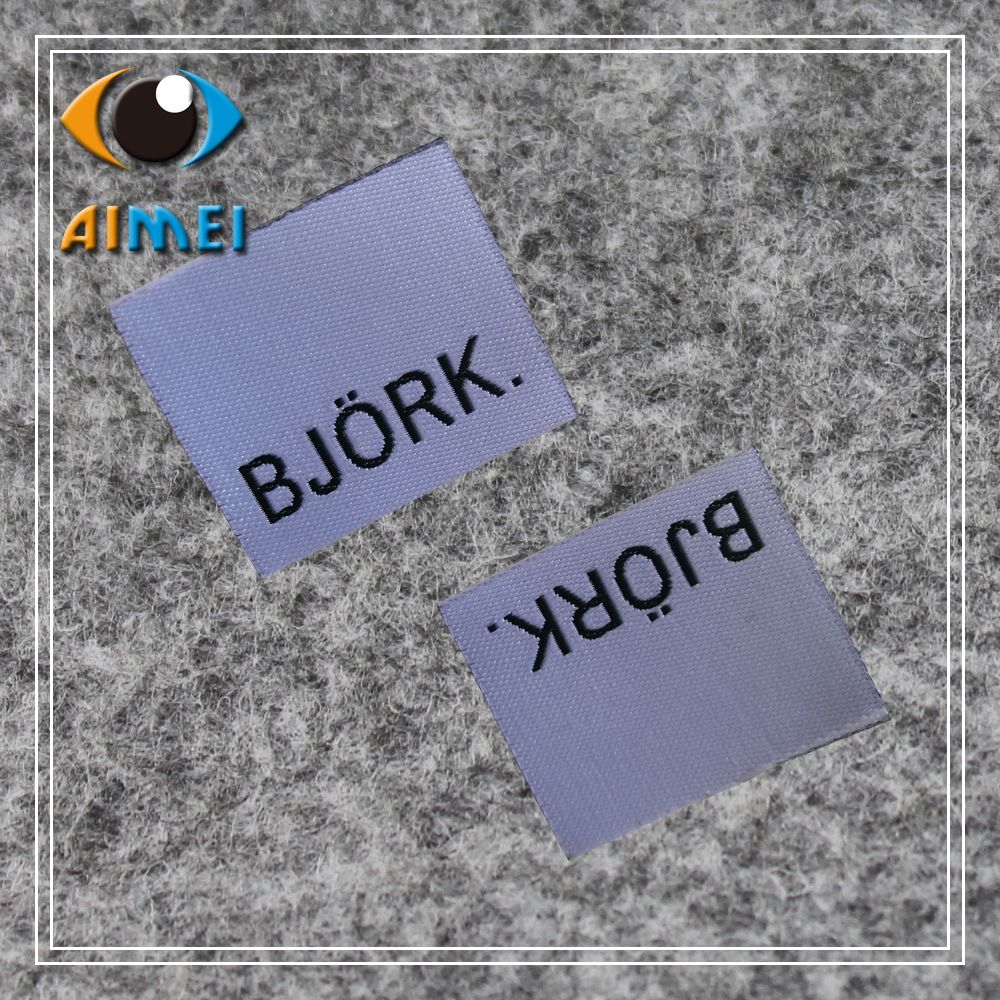 Customized garment sewing tag for clothing tags brand logo label custom hand made woven labels for clothes patchwork acessorios