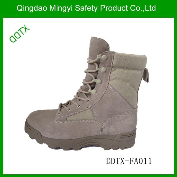 DDTX-FA011 High quality  swede leather military army boots