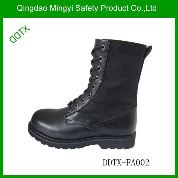DDTX-FA002  High quality genuine leather military army boots