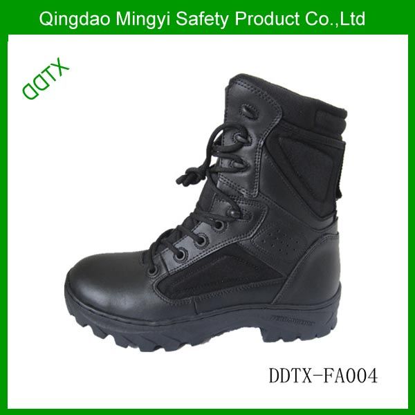 DDTX-FA004  High quality genuine leather camouflage military army boots