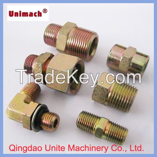 Qingdao Manufacture Hydraulic Adapters with BSPT Male