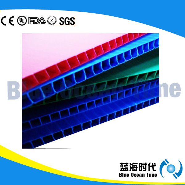 Corrugated PP plastic sheet/pp corrugated sheet/pp hollow sheet/pp corflute  