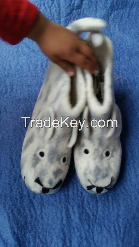 Shoes, Felt  Shoes,felt Clogs,  Felted Wool Slippers 