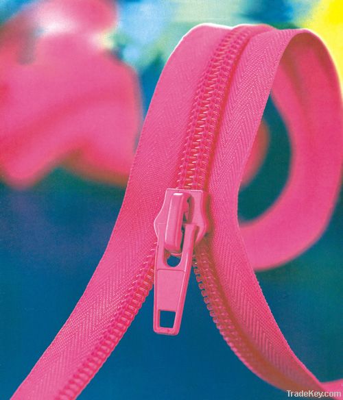 No.5 nylon zipper pink