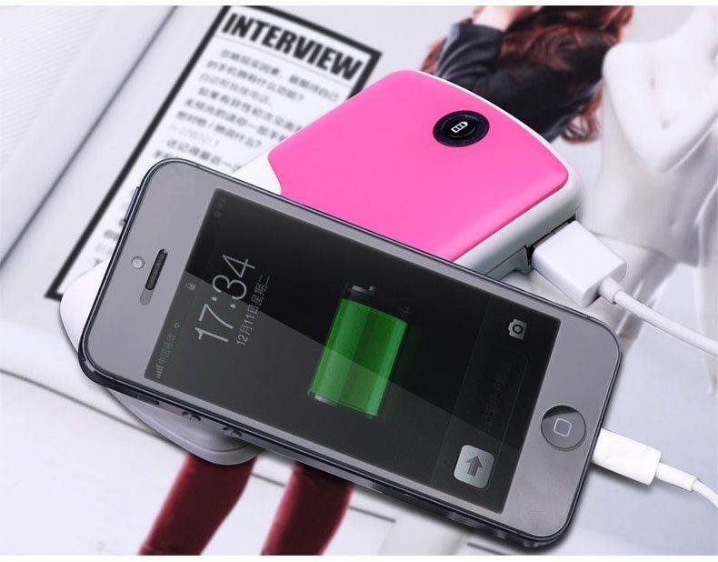 Design Patented Portable Power Bank for iPhone/Samsung, 4200mAh Lithium Polymer Battery
