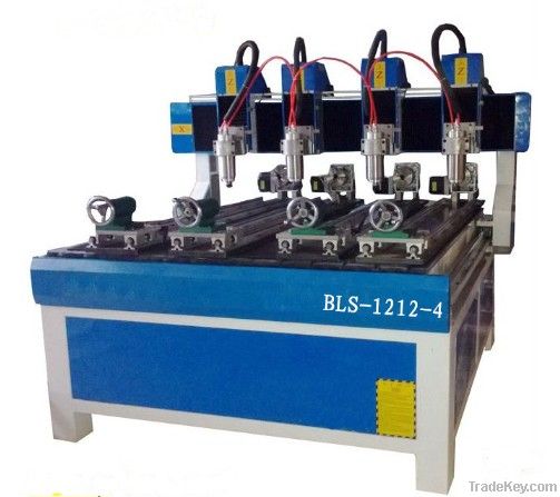 multi rotary cnc router price / 1212 cnc engraving machineBLS-1212-4