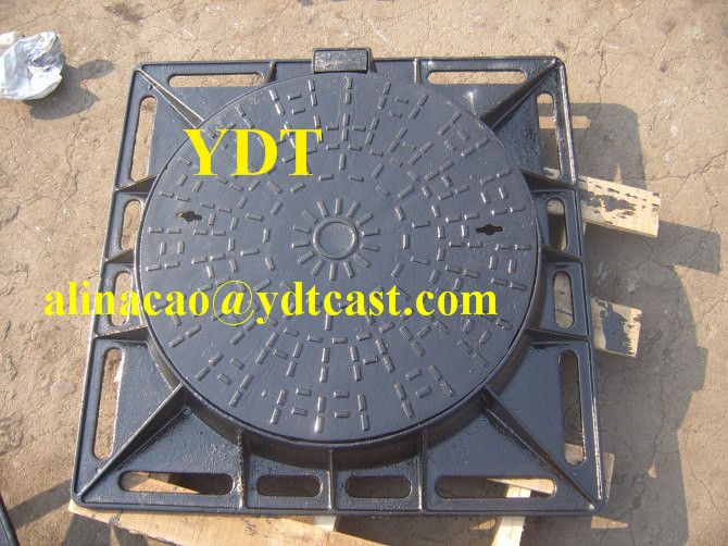 Protective Sewer Ductile Iron Manhole Cover EN124