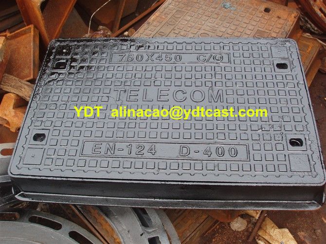 Protective Sewer Ductile Iron Manhole Cover EN124