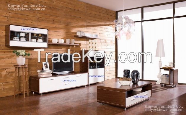 Rhine, living room, coffee table, TV stand, display cabinet