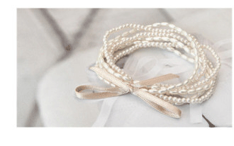 small multi-row pearl bracelet