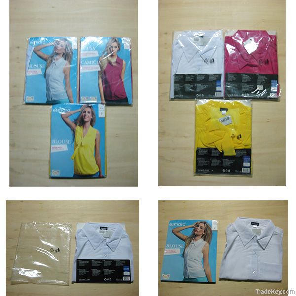 101, 616pcs Ladies esmara solid color sleeveless blouse TC1-463