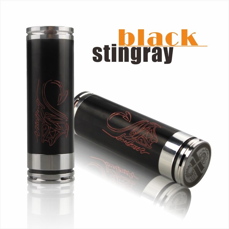 2014 new electronic cigarette mechanical mod black stingray mod clone