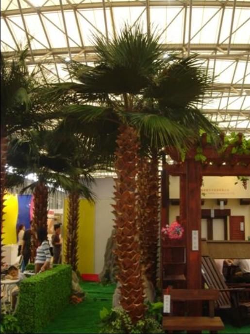 Whole sales artificial fake palm tree /make artificial fake palm tree/high imitation fake palm tree made in China 