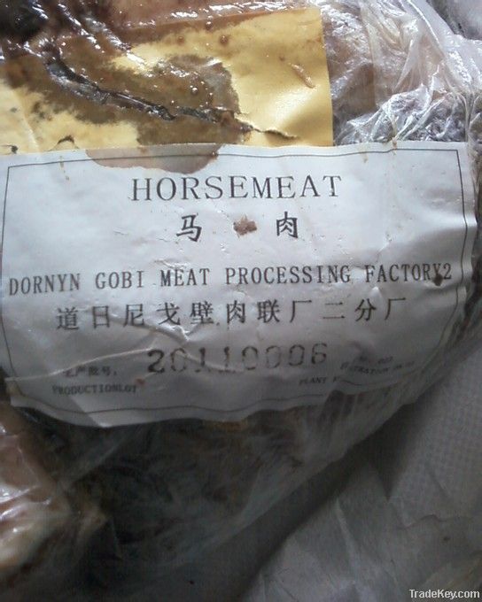 Mongolia imports of frozen horse meat