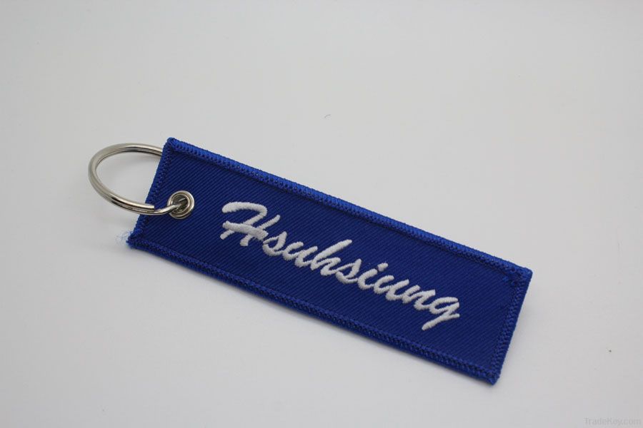 customized embroidery keychain