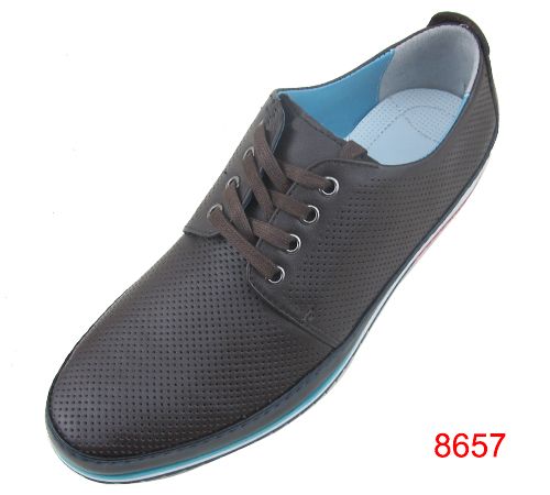 comfortable casual leather men shoes