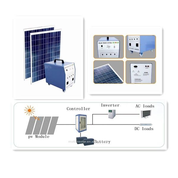  CE ISO TUV RoHS approved Off-grid portable solar power system 500w