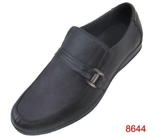 buckle elegant high quality leather men shoes