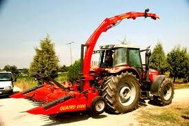 corn harvester