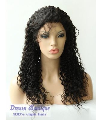 retail 100% human hair Water wave black hair Full lace wig brazilian hair for black women, free shipping