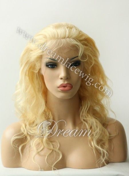 blonde full lace wigs at affordable price durable lace cap constructure and nice body wave curl free shipping 