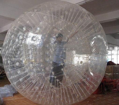 inflatable roller ball