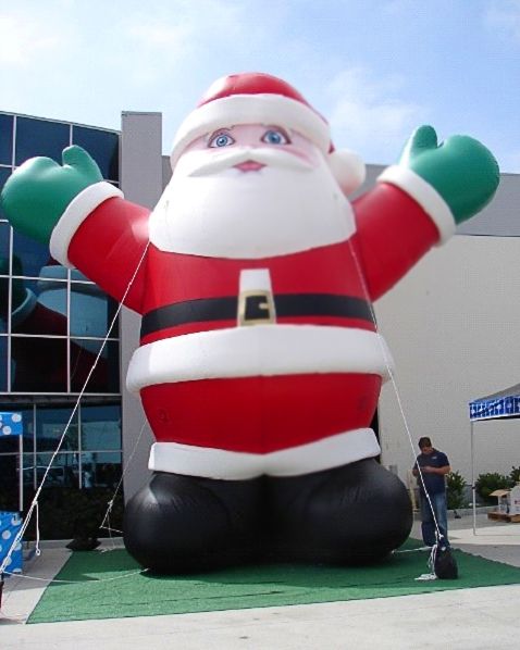 Inflatable santa, christmas father